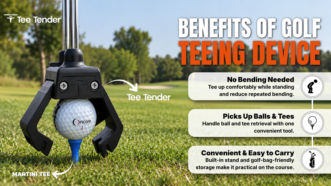 Golf Ball Teeing Device
